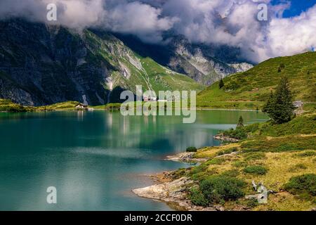 Erstaunliche Schweiz - Bergsee Truebsee Stockfoto