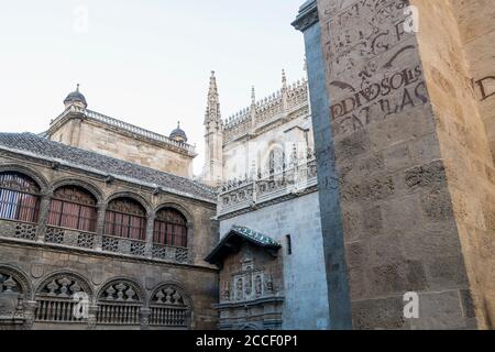 Granada (Spanien), Altstadt, Capilla Real, königliche Kapelle Stockfoto