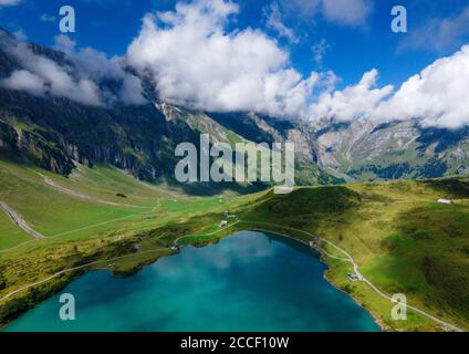 Erstaunliche Schweiz - Bergsee Truebsee Stockfoto