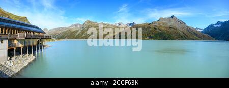 Österreich, Montafon, Silvrettasee, Biehler Höhe. Stockfoto