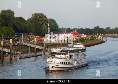 Breminale, Open-Air-Kulturfestival in Osterdeich, Bremen, Deutschland, Europa Stockfoto