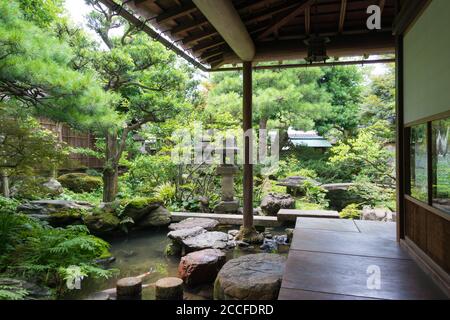 Kanazawa - Standort des Nomura Clan Samurai House in Kanazawa, Ishikawa, Japan. Eine berühmte historische Stätte. Stockfoto