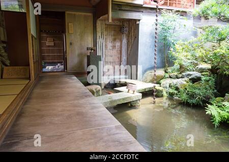 Kanazawa - Standort des Nomura Clan Samurai House in Kanazawa, Ishikawa, Japan. Eine berühmte historische Stätte. Stockfoto