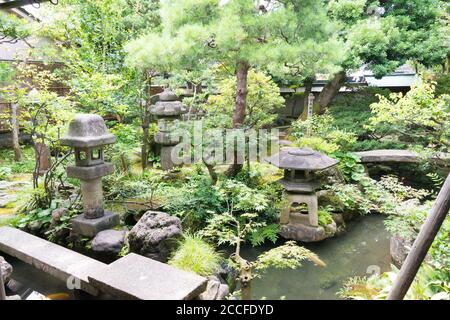 Kanazawa - Standort des Nomura Clan Samurai House in Kanazawa, Ishikawa, Japan. Eine berühmte historische Stätte. Stockfoto