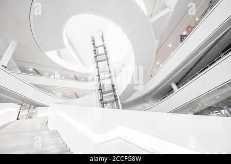 Rathaus und Kulturzentrum Nieuwegein in der Nähe von Utrecht, Niederlande Stockfoto