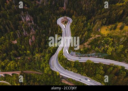 Schwarzwald, Höllental, Kreuzfelsenkurve, Viadukt, Ravennaschlucht, Baden-Württemberg, Deutschland, Europa Stockfoto
