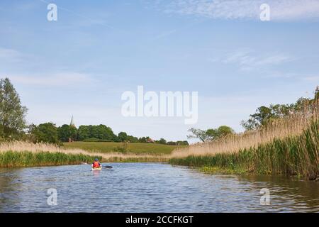 Deutschland, Mecklenburg-Vorpommern, Vorpommern, Recknitz, Landschaft Stockfoto