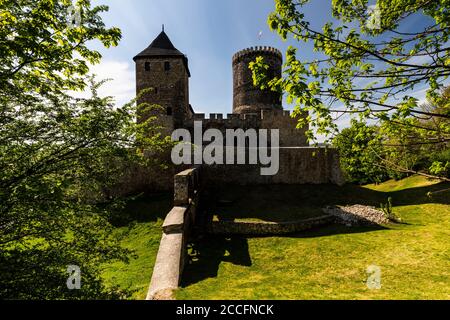 Europa, Polen, Woiwodschaft Schlesien, Burg Bedzin / Zamek w Bedzinie Stockfoto