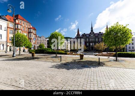 Europa, Polen, Niederschlesien, Walbrzych / Waldenburg Stockfoto