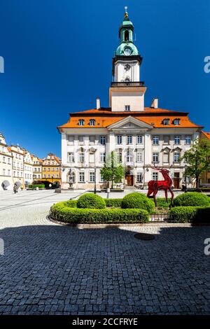 Europa, Polen, Niederschlesien, Jelenia Gora / Hirschberg Im Riesengebirge Stockfoto