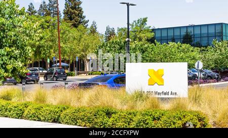 August 3, 2020 Mountain View / CA / USA - X Development LLC (ehemals Google X) Hauptsitz im Silicon Valley; X Development entwickelt verschiedene Projekte Stockfoto