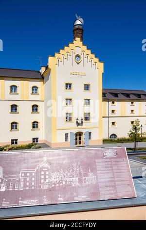 Královský Pivovar Krušovice, Česká republika / königliche Brauerei Krusovice, Tschechische republik Stockfoto