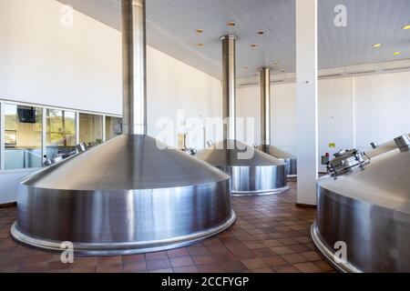 Královský Pivovar Krušovice, Česká republika / königliche Brauerei Krusovice, Tschechische republik Stockfoto