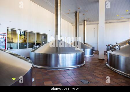 Královský Pivovar Krušovice, Česká republika / königliche Brauerei Krusovice, Tschechische republik Stockfoto