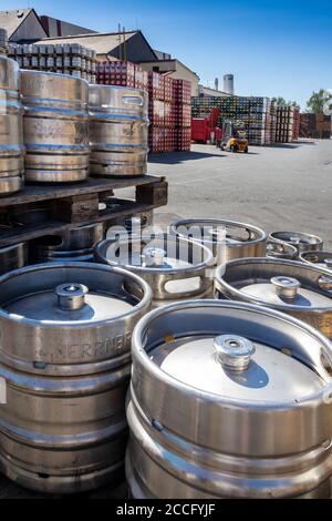 Královský Pivovar Krušovice, Česká republika / königliche Brauerei Krusovice, Tschechische republik Stockfoto