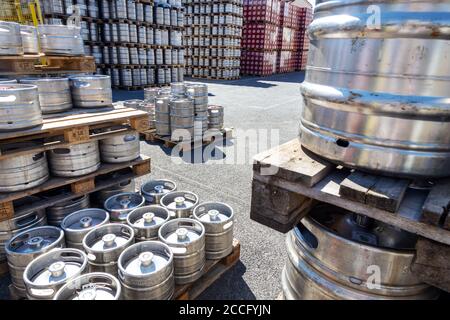 Královský Pivovar Krušovice, Česká republika / königliche Brauerei Krusovice, Tschechische republik Stockfoto