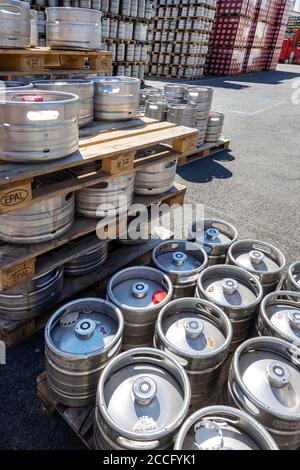 Královský Pivovar Krušovice, Česká republika / königliche Brauerei Krusovice, Tschechische republik Stockfoto