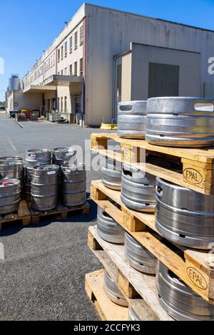 Královský Pivovar Krušovice, Česká republika / königliche Brauerei Krusovice, Tschechische republik Stockfoto
