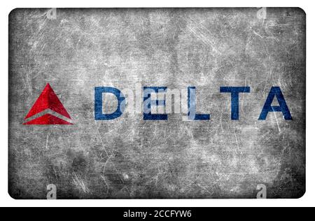 Delta Air Lines-Logo Stockfoto