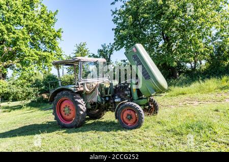 Michelstadt, Hessen, Fendt Dieselross Farmer 2D, Typ FW 228, Baujahr 1963, 28 PS, 1990 ccm. Stockfoto