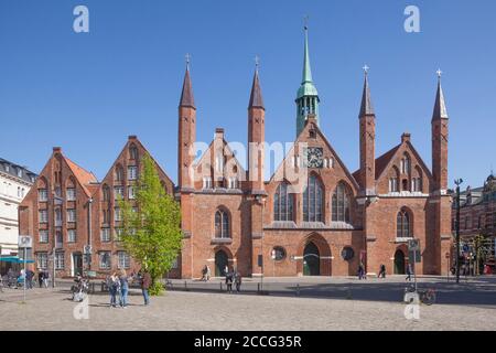 Heiligen-Geist-Hospital, Lübeck, Schleswig-Holstein, Deutschland, Europa Stockfoto