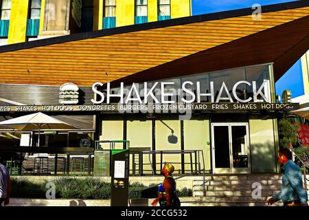 Shake Shack, New York-New York Hotel and Casino, Las Vegas Strip in Paradise. Stockfoto