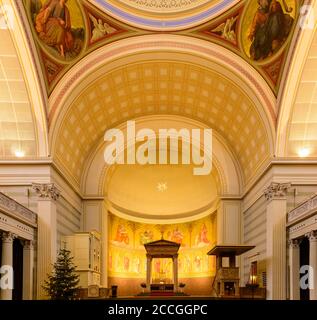 Deutschland, Potsdam, Evangelische Nikolaikirche am alten Markt. Stockfoto