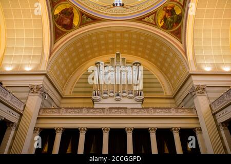 Deutschland, Potsdam, Evangelische Nikolaikirche am alten Markt. Stockfoto