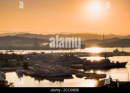 Europa, Italien, Cinque Terre, La Spezia, Hafen, Stockfoto