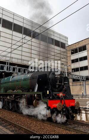 46100 'Royal Scot in Manchester Victoria. Richtung Saphos Tours 'White Rose. Samstag 22. August 2020. Stockfoto