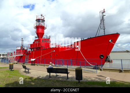 LV 21 Partisapating in International Lighthouse Heritage Wochenende Samstag und Sonntag 22-23 August 2020. Stockfoto