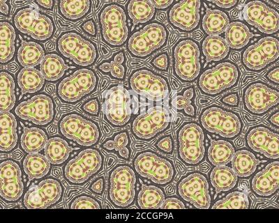 Abstrakte bunte Kaleidoskop geometrische Kunst Hintergrund Stockfoto