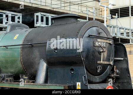 46100 'Royal Scot in Manchester Victoria. Kurs Saphos Tours 'Weiße Rose' Samstag 22. August 2020. Stockfoto