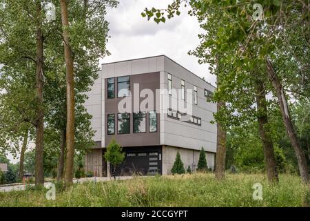 Modernes Haus in Dakota Dunes Stockfoto