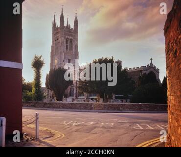 Die Pfarrkirche der Heiligen Jungfrau Maria, St. Neots, Cambridgeshire, England, Großbritannien Stockfoto