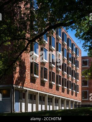 Gebäude auf dem Campus der Drake University Stockfoto