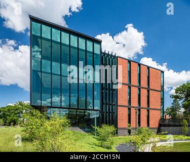 Gebäude auf dem Campus der Drake University Stockfoto