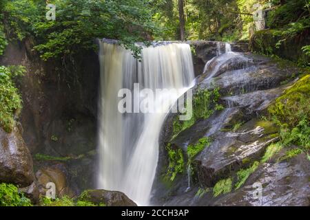 Triberger Wasserfälle, einer der höchsten Wasserfälle in Deutschland - die Schwarzwaldregion Stockfoto