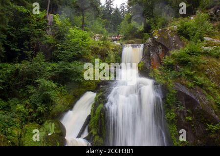 Triberger Wasserfälle, einer der höchsten Wasserfälle in Deutschland - die Schwarzwaldregion Stockfoto