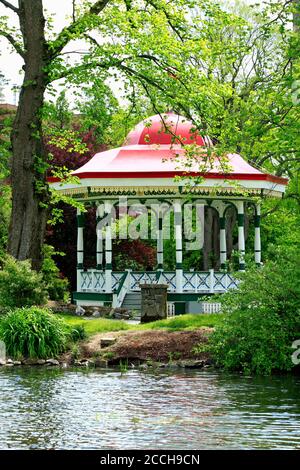 Öffentliche Gärten, Halifax, Nova Scotia, Kanada Stockfoto