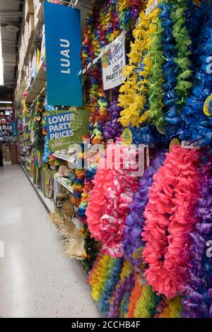 Ausstellung im Party City Store in New York City, USA Stockfoto