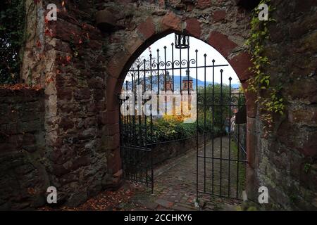 Miltenberg ist eine Stadt am Main mit vielen Sehenswürdigkeiten Stockfoto