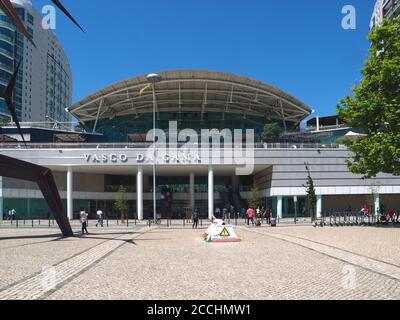 Park der Nationen - Parque das Nacoes in Lissabon in Portugal, das Expo-Areal Stockfoto