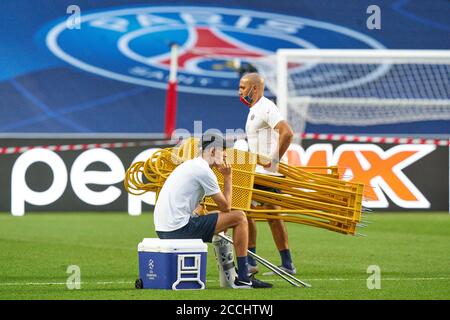 Lissabon, Lissabon, Portugal, 22. August 2020. Thomas TUCHEL, PSG Trainer im Training zum Finalspiel UEFA Champions League, Finalturnier FC BAYERN MÜNCHEN - PARIS SAINT GERMAIN (PSG) in der Saison 2019/2020, FCB, © Peter Schatz / Alamy Live News / Pool - die UEFA-VORSCHRIFTEN VERBIETEN DIE VERWENDUNG VON FOTOS als BILDSEQUENZEN und/oder QUASI-VIDEO - Nationale und internationale Nachrichtenagenturen AUSSCHLIESSLICHE redaktionelle Verwendung Stockfoto