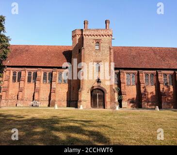 Ein altes großes Haus in Hatfield, London, Großbritannien. Stockfoto