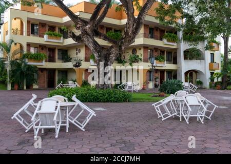 Hotel Garza Canela in San Blas, Mexiko Stockfoto