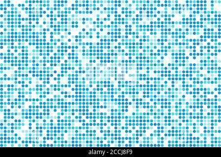 Abstrakt blau Winter Mosaik - Vektor kalten Kreisen Hintergrund Stock Vektor