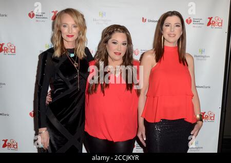 LOS ANGELES - MAI 17: Chynna Phillips, Carnie Wilson, Wendy Wilson beim 3. Jährlichen Rock The Red Music Benefit im Avalon am 17. Mai 2018 in Los Angeles, CA Stockfoto