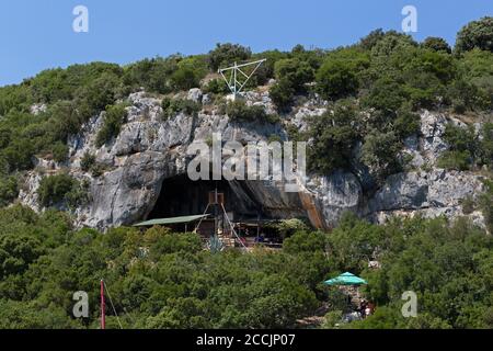 Romuald´s Höhle, Lim Kanal, Istrien, Kroatien Stockfoto