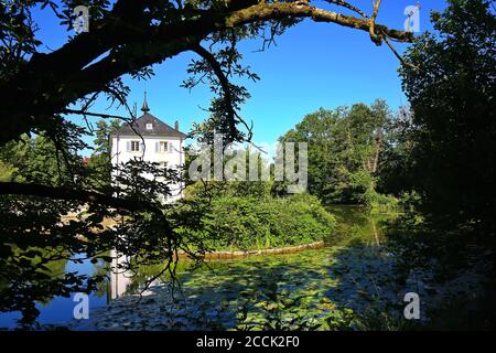 Trappensee ist eine Sehenswürdigkeit der Stadt Heilbronn Stockfoto